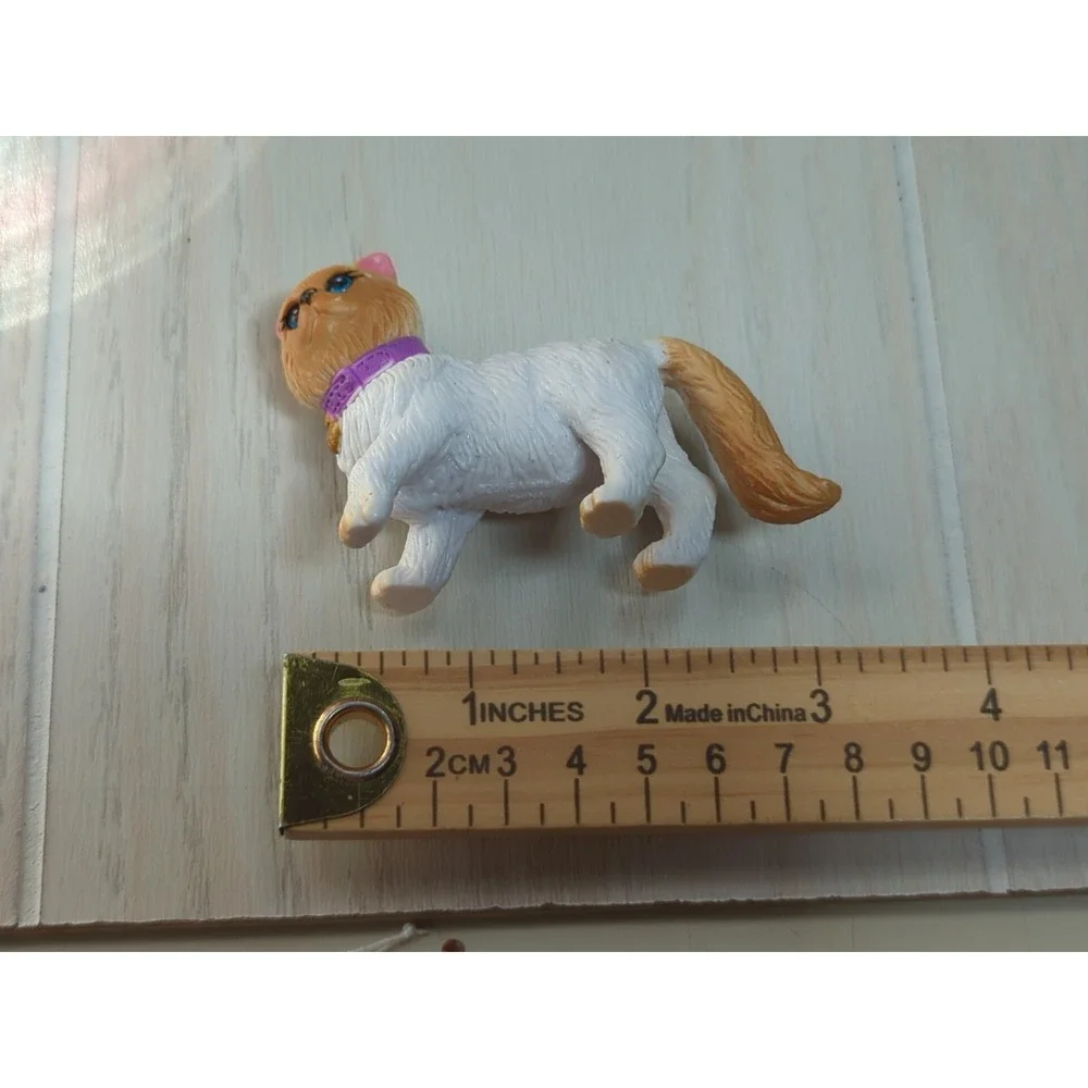 Barbie I Heart Pets Kitty Chic Cat Siamese white brown + pink purple carrier
